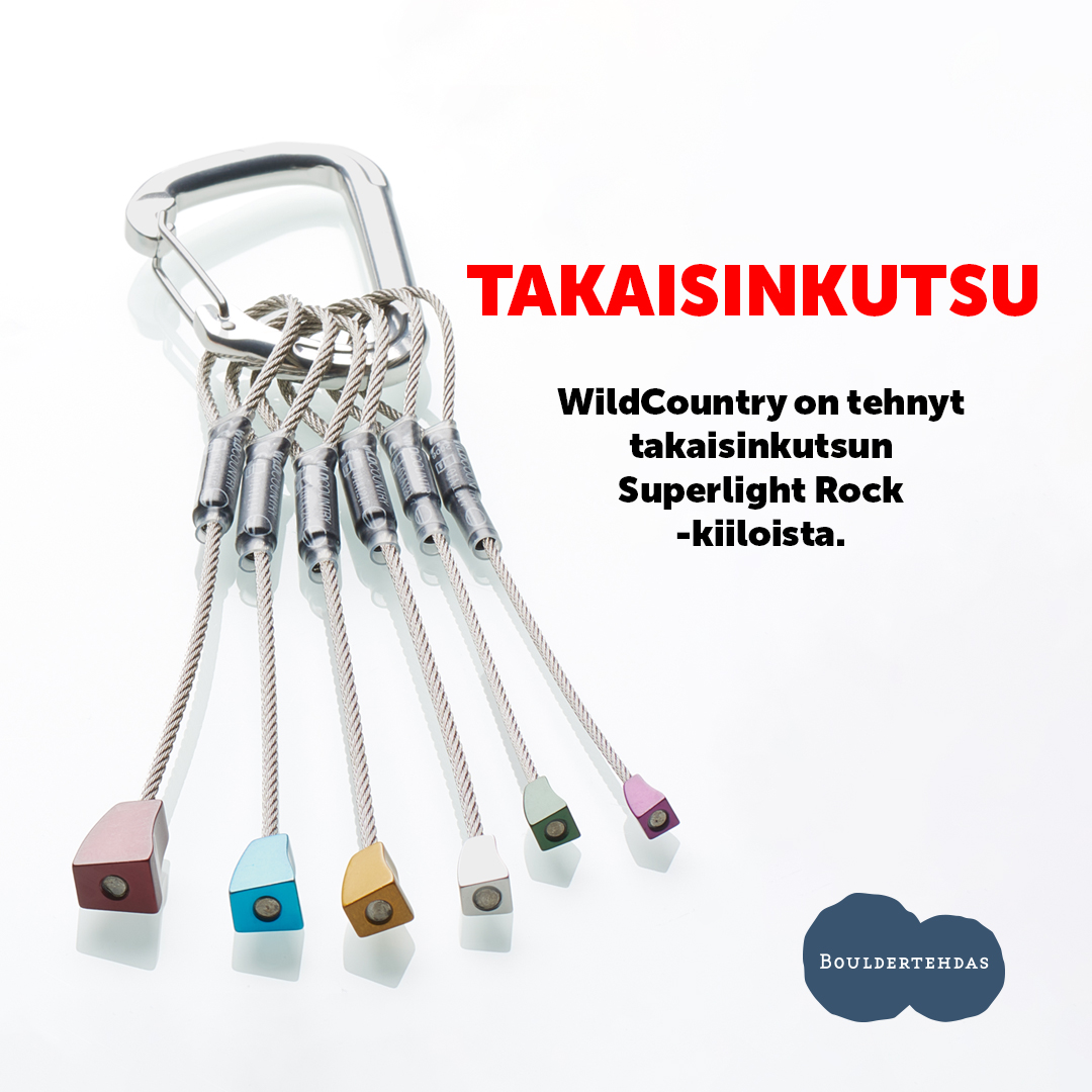 Wild Country Superlight Rock takaisinkutsu